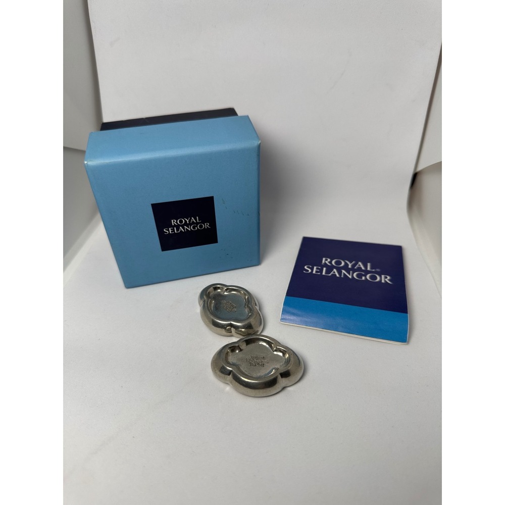 Royal Selangor Pewter‎ Cloud Chopstick Rests Set of 2 w/ Box